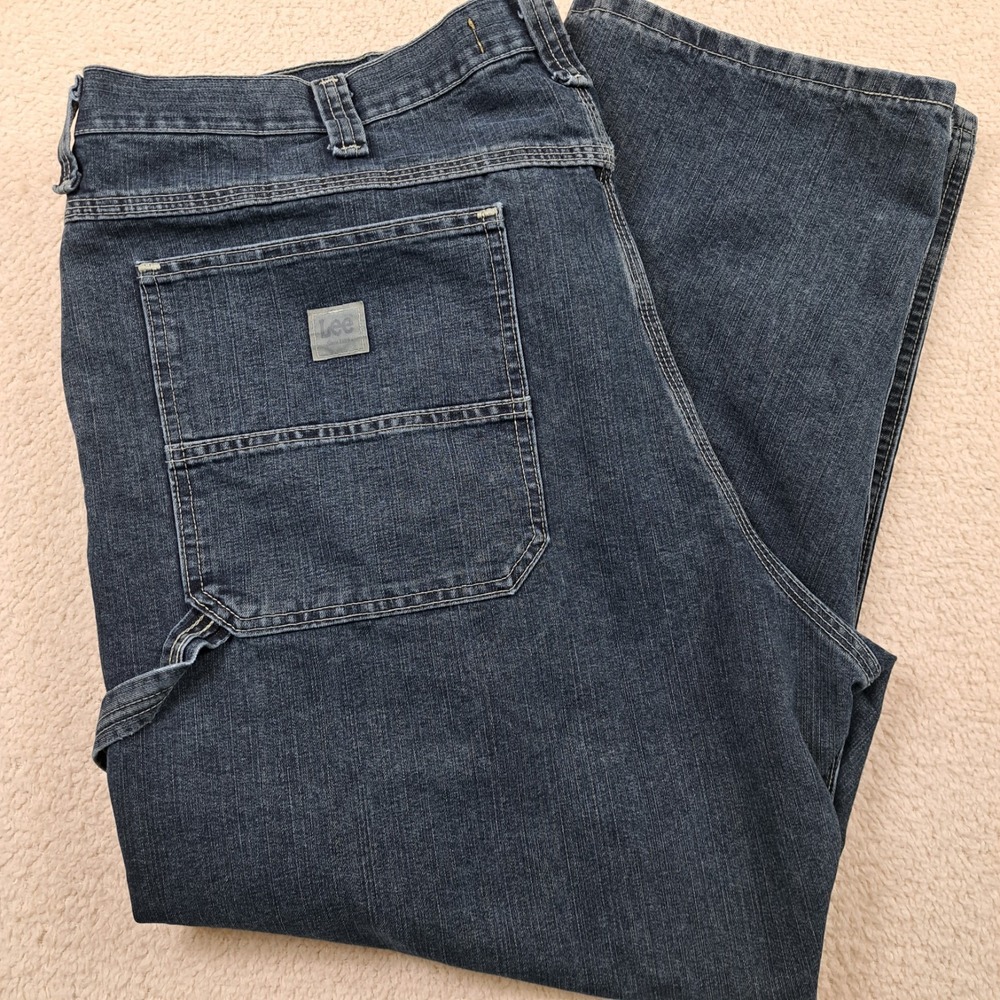 Lee Carpenter Jeans Mens Size 46x30 Blue Utility Loop